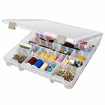Artbin Super Satchel Slim 8 Compartments - packed with sewing supplies