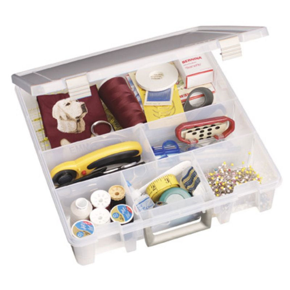 Artbin Super Satchel Standard 6 Fixed Compartments -  showing sample storage ideas