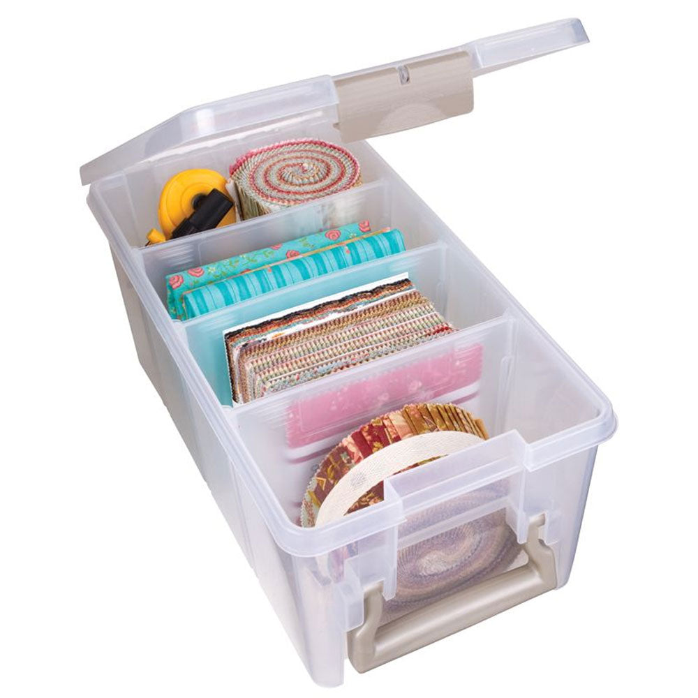 Artbin Super Semi Satchel - filled with charm squares and fat quarters