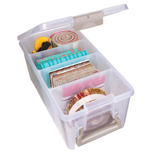 Artbin Super Semi Satchel - filled with charm squares and fat quarters