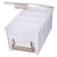 Artbin Super Semi Satchel - open showing storage space for pre-cut fabrics or other storage