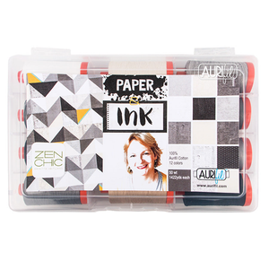 Aurifil 50wt Brigitte Heitland's Paper & Ink Collection 50wt thread collection - curated colour set