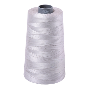 Aurifil embroidery thread spool in Aluminium (2615) - 28wt 3300m