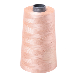 Aurifil embroidery thread spool in Apricot (2205) - 28wt 3300m