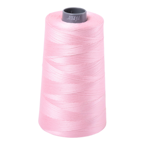 Aurifil embroidery thread spool in Baby Pink (2423) - 28wt 3300m