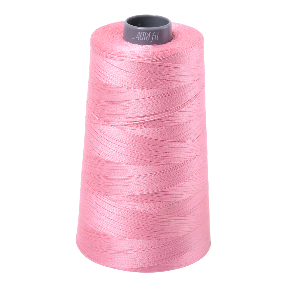 Aurifil embroidery thread spool in Bright Pink (2425) - 28wt 3300m