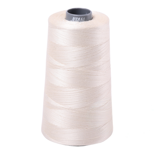 Aurifil embroidery thread spool in Chalk (2026) - 28wt 3300m