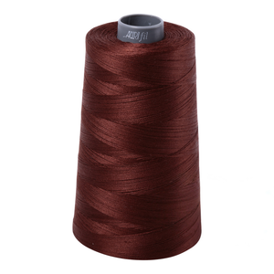 Aurifil embroidery thread spool in Chocolate (2360) - 28wt 3300m