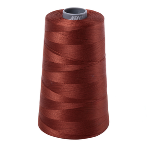 Aurifil embroidery thread spool in Copper Brown (4012) - 28wt 3300m