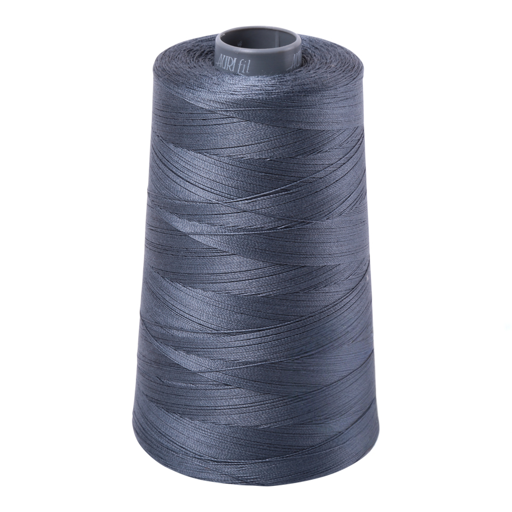 Aurifil embroidery thread spool in Dark Grey (1246) - 28wt 3300m