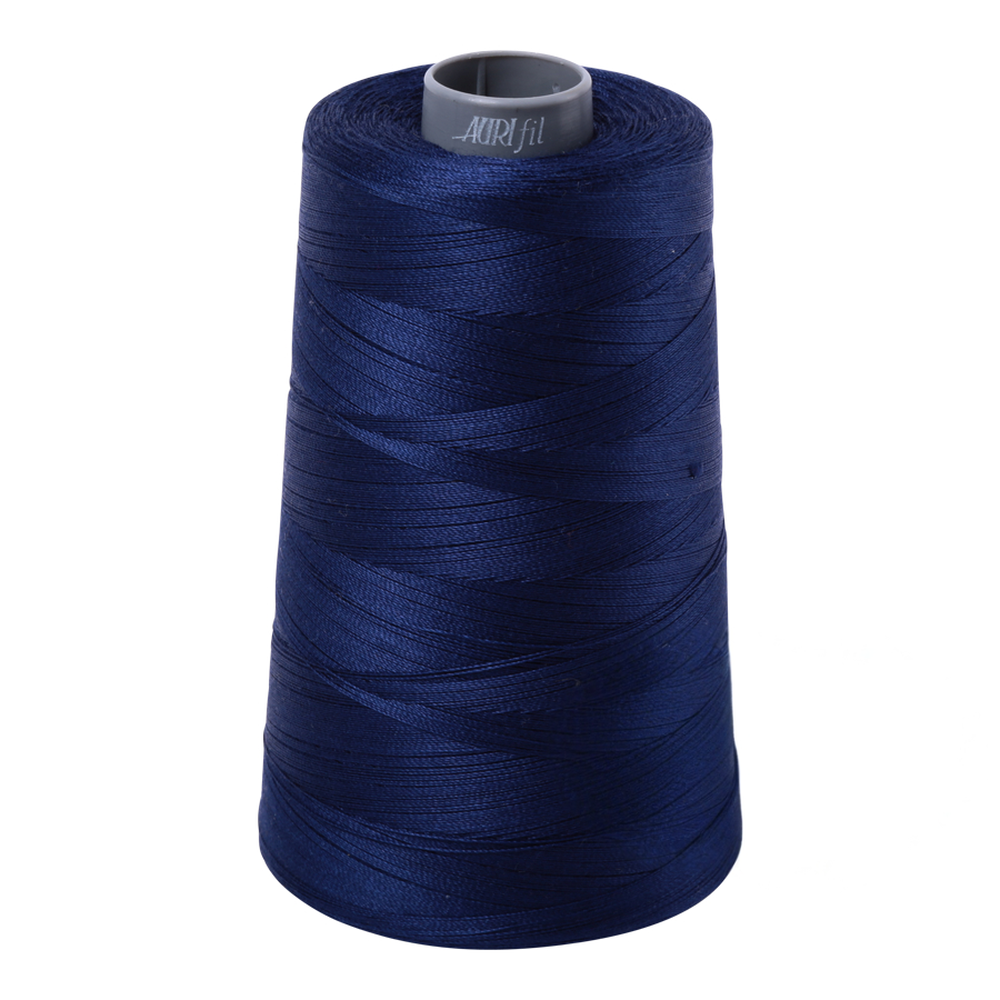 Aurifil embroidery thread spool in Dark Navy (2784) - 28wt 3300m
