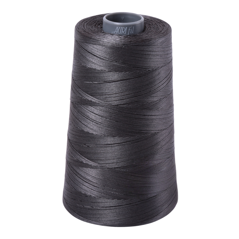 Aurifil embroidery thread spool in Dark Pewter (2630) - 28wt 3300m