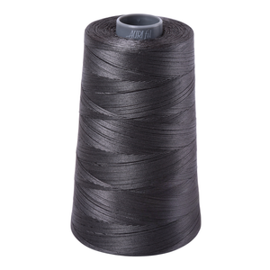 Aurifil embroidery thread spool in Dark Pewter (2630) - 28wt 3300m