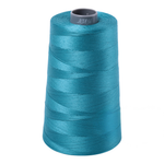 Aurifil embroidery thread spool in Dark Turquoise (4182) - 28wt 3300m