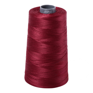 Aurifil embroidery thread spool in Dk Carmine Red (2460) - 28wt 3300m