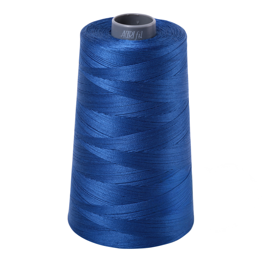 Aurifil embroidery thread spool in Dk Cobalt (2740) - 28wt 3300m
