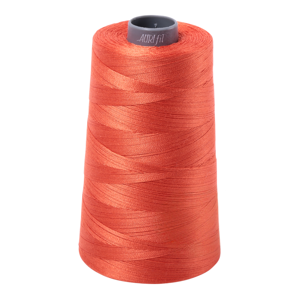 Aurifil embroidery thread spool in Dusty Orange (1154) - 28wt 3300m