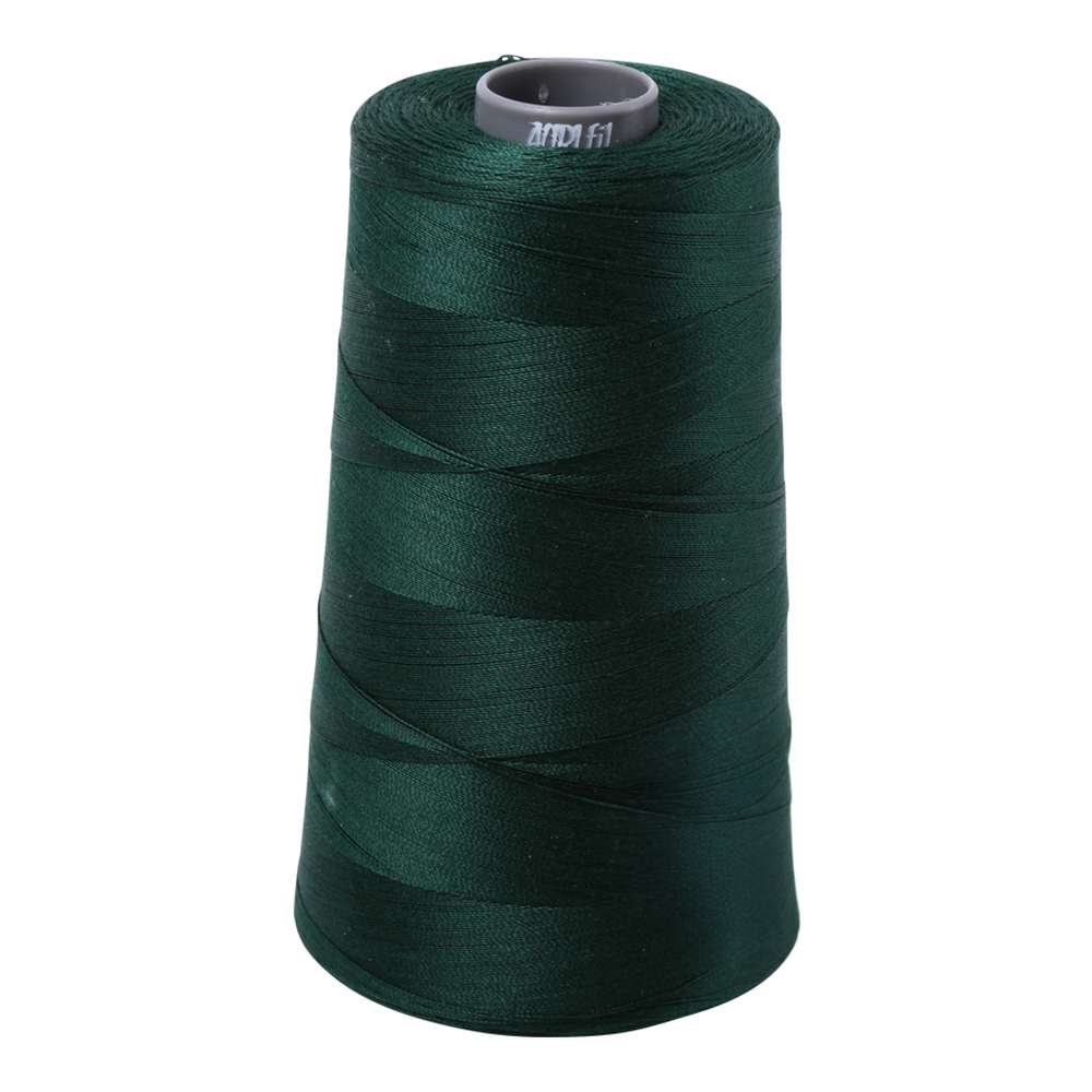 Aurifil embroidery thread spool in Forest Green (4026) - 28wt 3300m