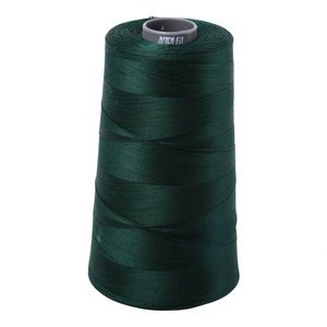 Aurifil embroidery thread spool in Forest Green (4026) - 28wt 3300m