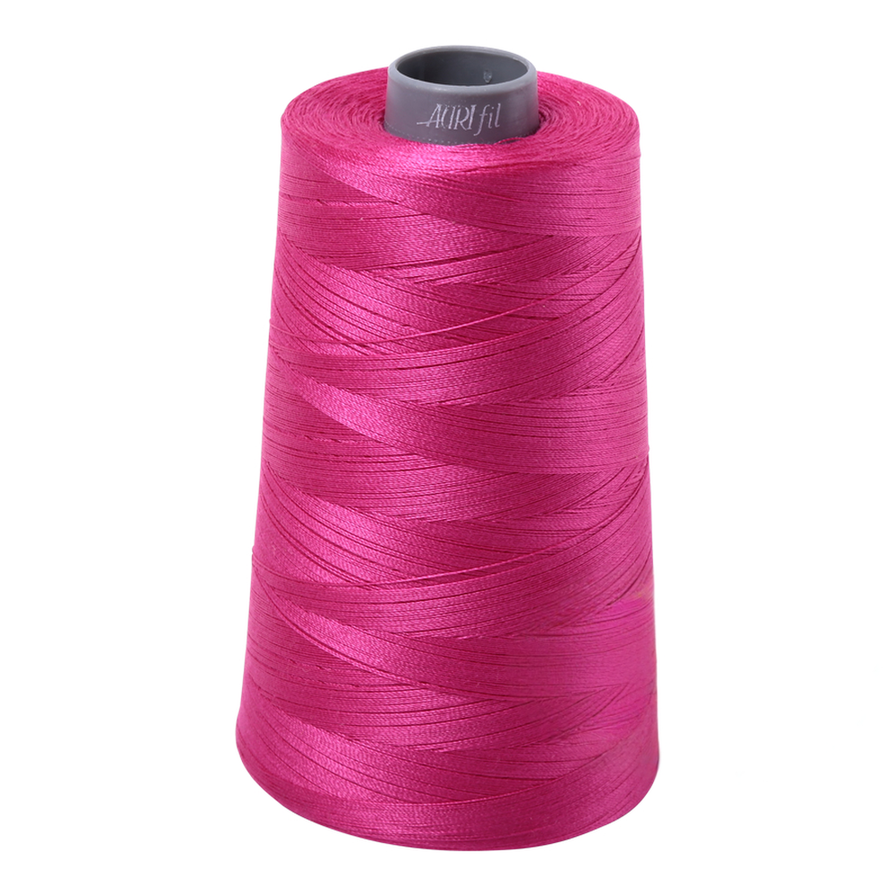 Aurifil embroidery thread spool in Fuchsia (4020) - 28wt 3300m