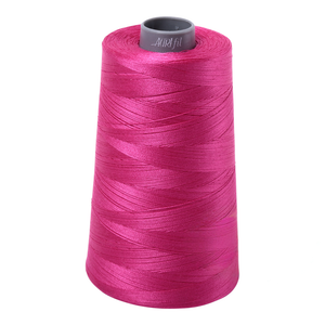 Aurifil embroidery thread spool in Fuchsia (4020) - 28wt 3300m