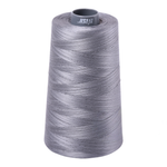 Aurifil embroidery thread spool in Grey (2605) - 28wt 3300m