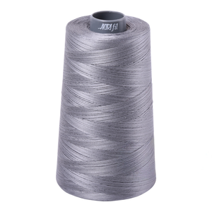 Aurifil embroidery thread spool in Grey (2605) - 28wt 3300m