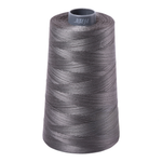 Aurifil embroidery thread spool in Grey Smoke (5004) - 28wt 3300m