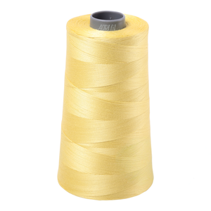 Aurifil embroidery thread spool in Lemon (2115) - 28wt 3300m