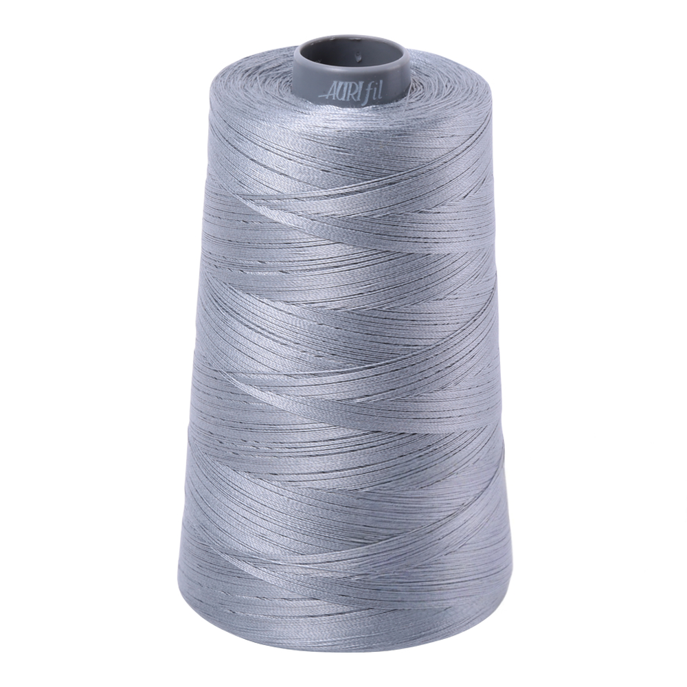 Aurifil embroidery thread spool in Light Blue Grey (2610) - 28wt 3300m