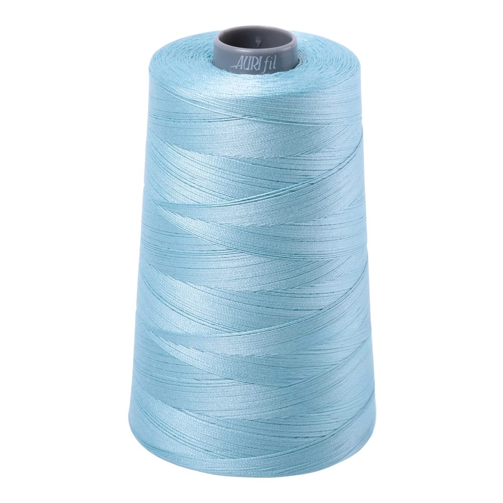 Aurifil embroidery thread spool in Light Grey Turquoise (2805) - 28wt 3300m