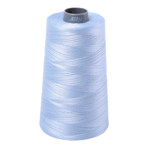Aurifil embroidery thread spool in Light Robins Egg (2710) - 28wt 3300m