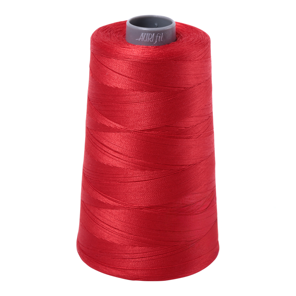 Aurifil embroidery thread spool in Lobster Red (2265) - 28wt 3300m