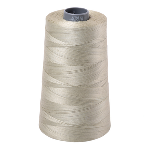 Aurifil embroidery thread spool in Lt Military (5020) - 28wt 3300m