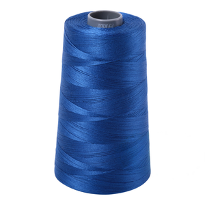 Aurifil embroidery thread spool in Med Blue (2735) - 28wt 3300m