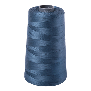 Aurifil embroidery thread spool in Med Blue Grey (1310) - 28wt 3300m