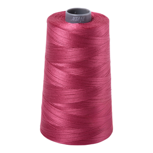 Aurifil embroidery thread spool in Med Carmine Red (2455) - 28wt 3300m
