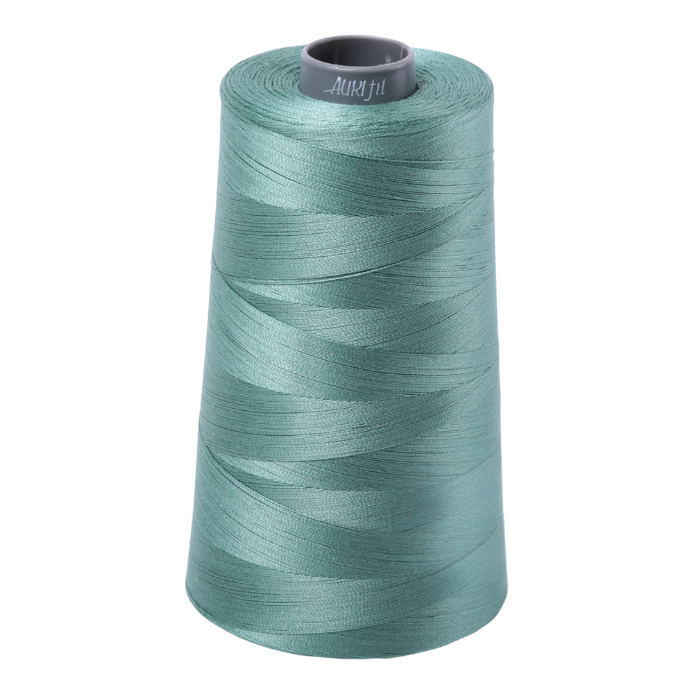Aurifil embroidery thread spool in Med Juniper (2850) - 28wt 3300m