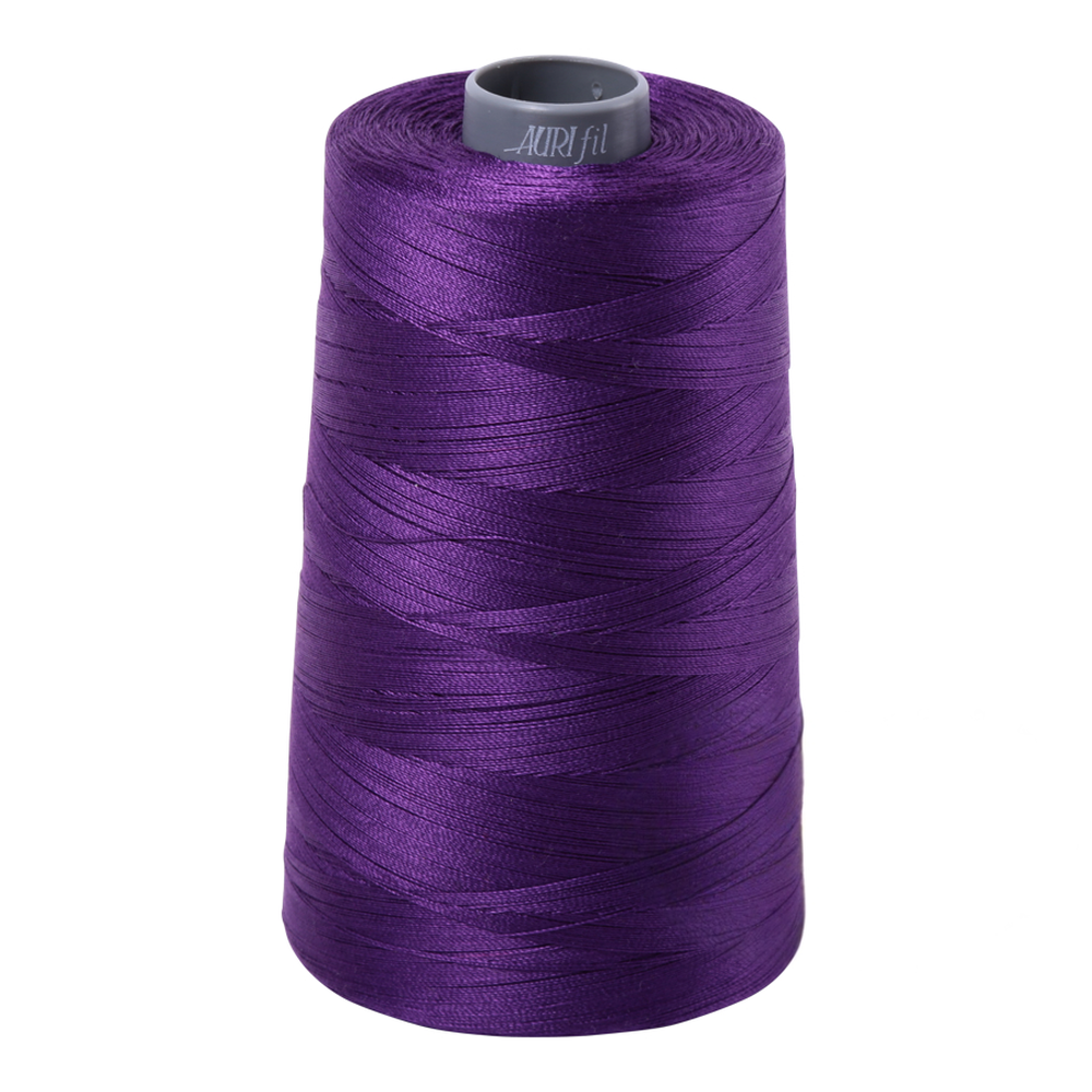 Aurifil embroidery thread spool in Med Purple (2545) - 28wt 3300m