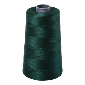 Aurifil embroidery thread spool in Med Spruce (2885) - 28wt 3300m