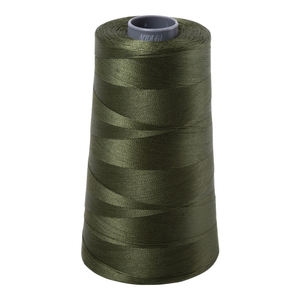 Aurifil embroidery thread spool in Medium Green (5023) - 28wt 3300m