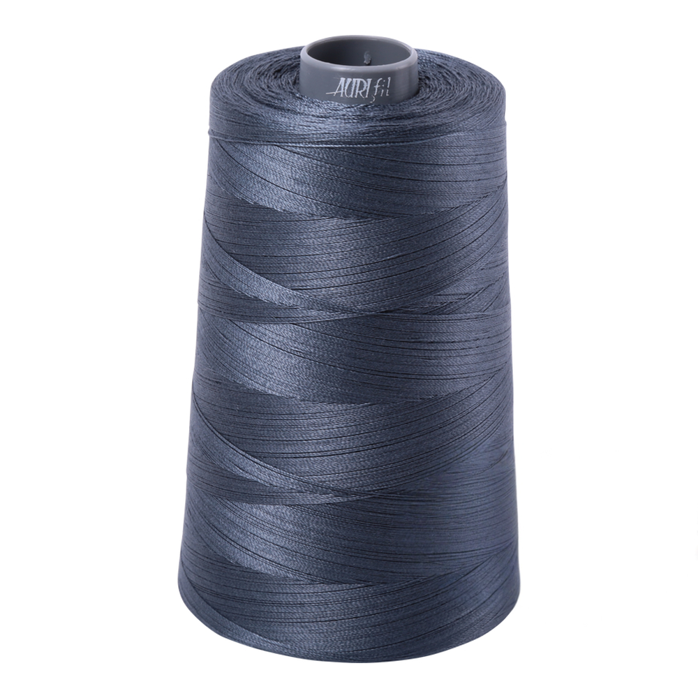 Aurifil embroidery thread spool in Medium Grey (1158) - 28wt 3300m