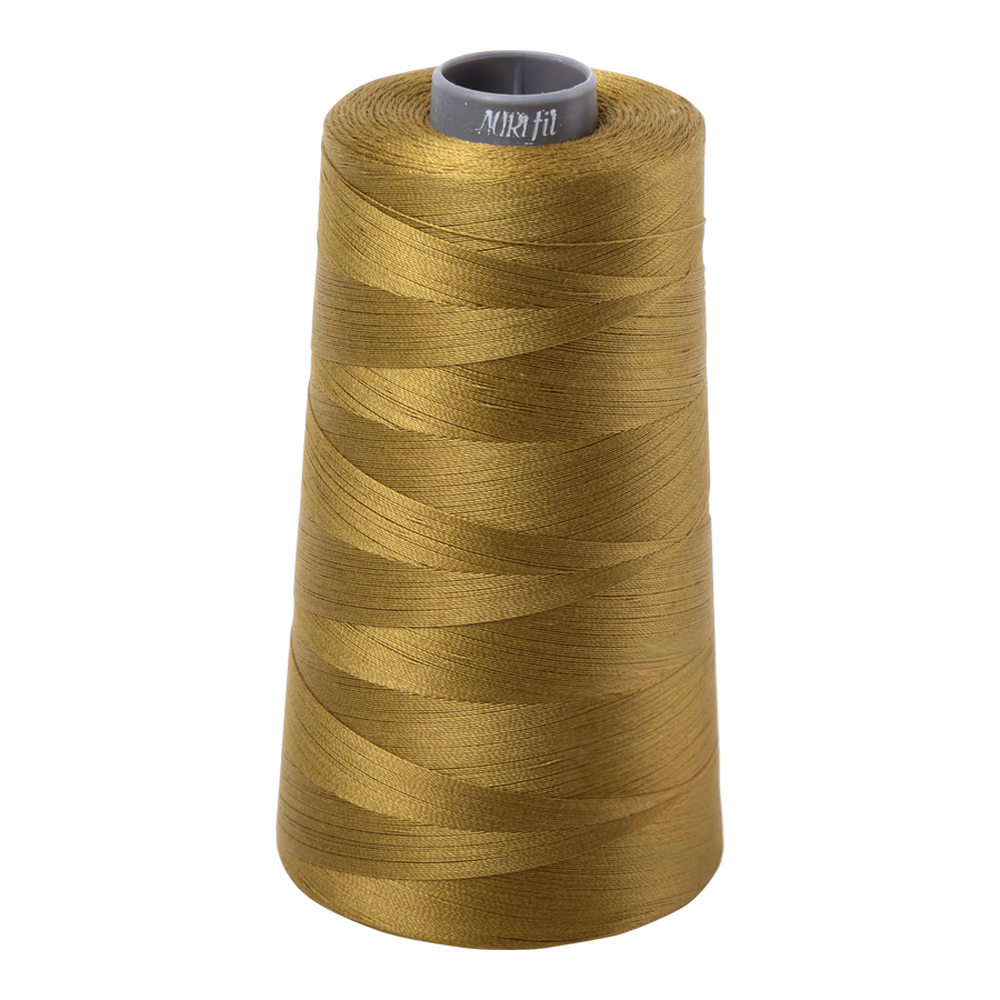 Aurifil embroidery thread spool in Medium Olive (2910) - 28wt 3300m
