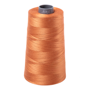 Aurifil embroidery thread spool in Medium Orange (5009) - 28wt 3300m
