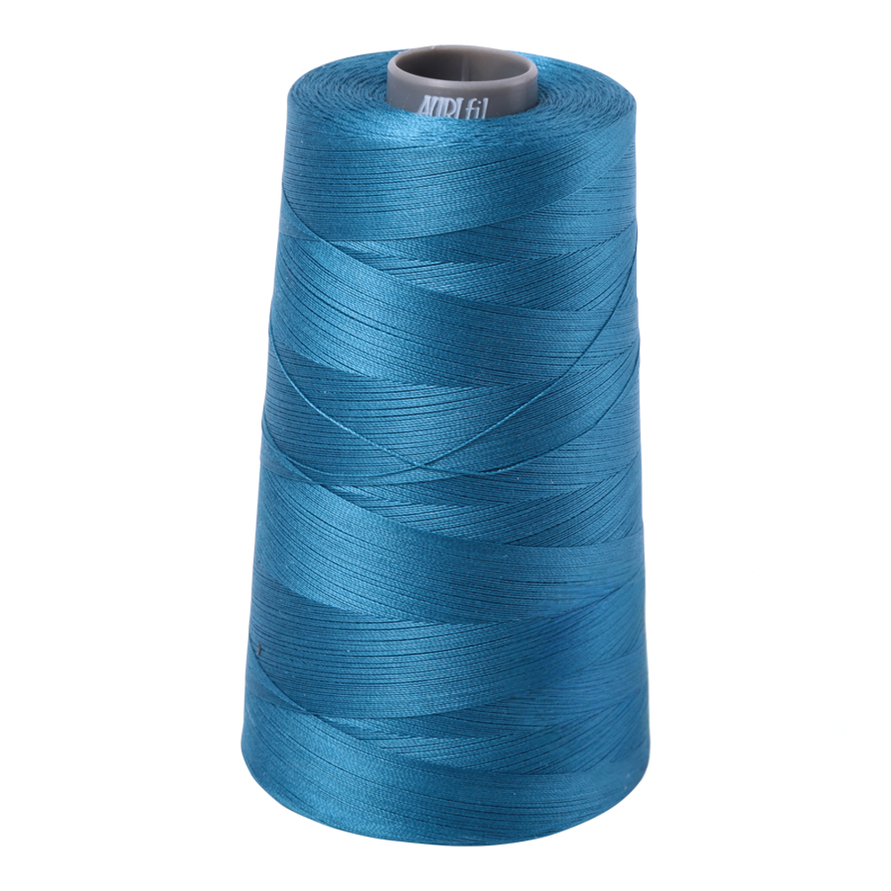 Aurifil embroidery thread spool in Medium Teal (1125) - 28wt 3300m