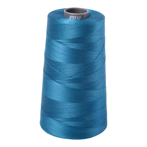 Aurifil embroidery thread spool in Medium Teal (1125) - 28wt 3300m