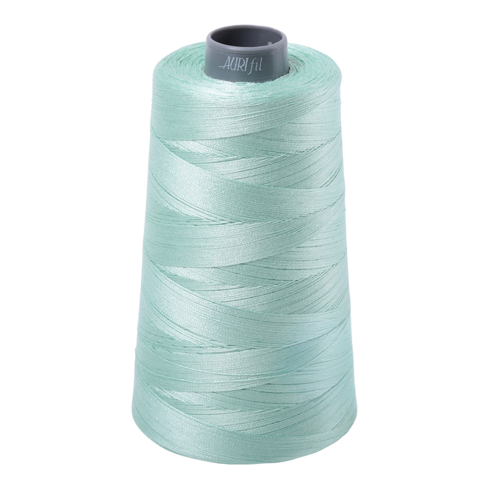 Aurifil embroidery thread spool in Mint (2830) - 28wt 3300m