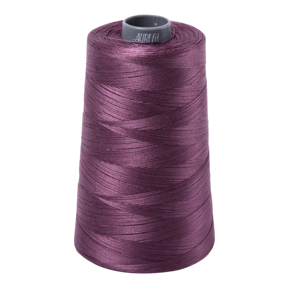 Aurifil embroidery thread spool in Mulberry (2568) - 28wt 3300m