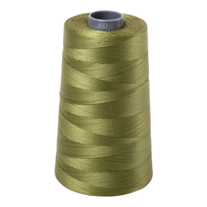 Aurifil embroidery thread spool in Olive Green (5016) - 28wt 3300m