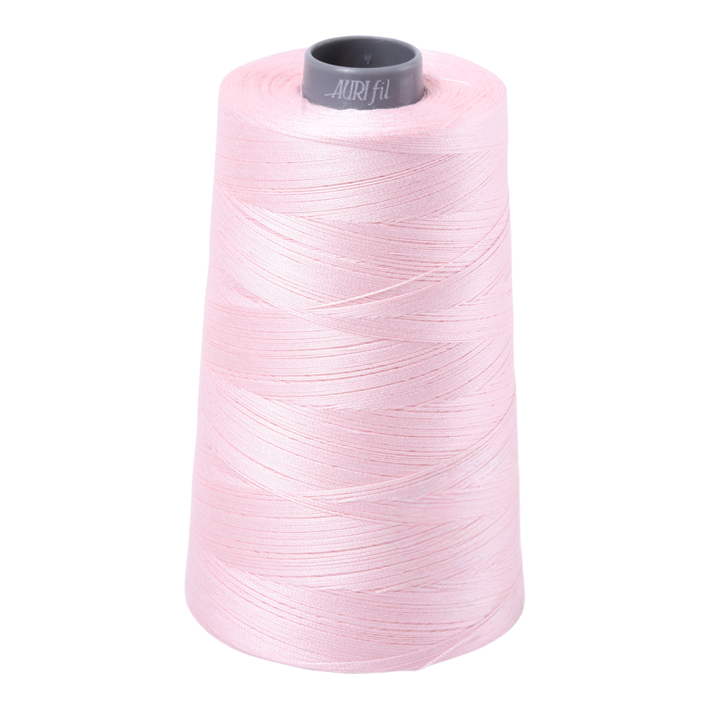 Aurifil embroidery thread spool in Pale Pink (2410) - 28wt 3300m
